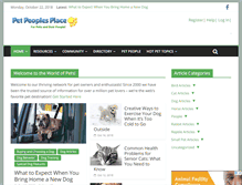 Tablet Screenshot of petpeoplesplace.com